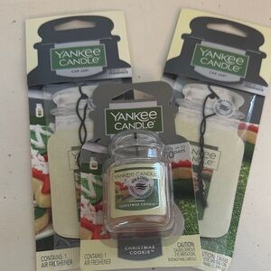 Yankee Candle Christmas Cookie Car Jar Set